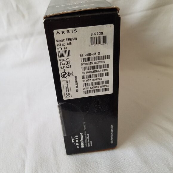 Arris Surfboard SBG6580 DOCSIS 3.0 Wireless Cable Modem Router Gateway ~ Tested - Picture 6 of 11